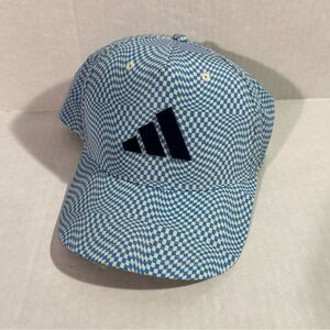 New Adidas Golf Tour Printed Snapback Hat Blue IQ2896 165